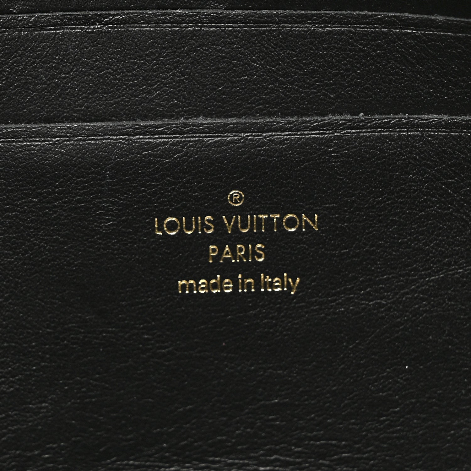 Louis Vuitton Calfskin Bubblegram Wallet On Strap Black 6 of 13