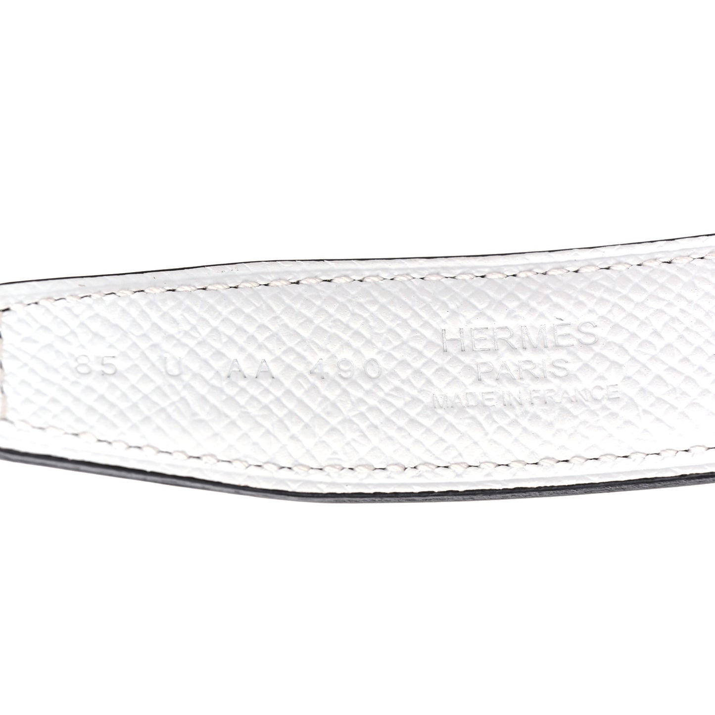 Epsom Swift 24mm Gamma Belt 85 Etoupe White
