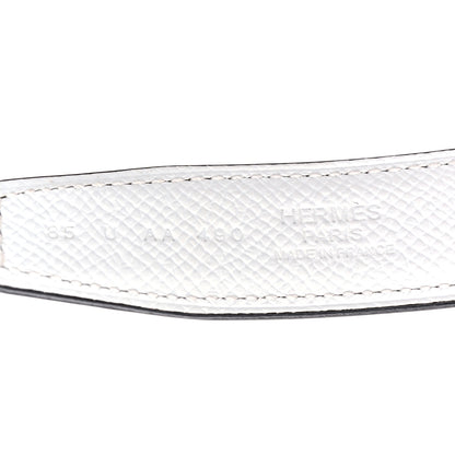 Hermes Epsom Swift 24mm Gamma Belt 85 Etoupe White 3 of 5