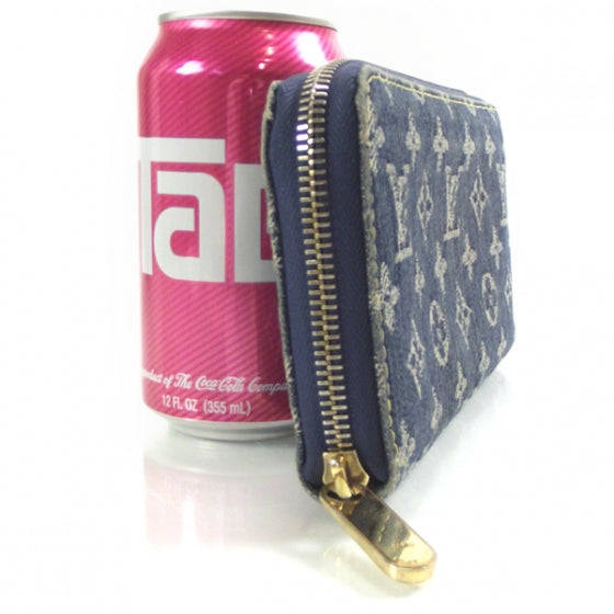Denim Zippy Wallet