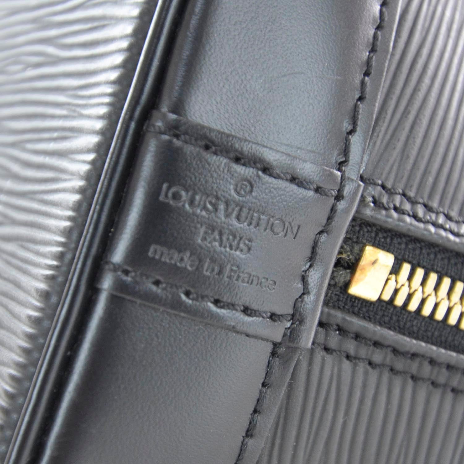 Louis Vuitton Epi Alma Black 9 of 10