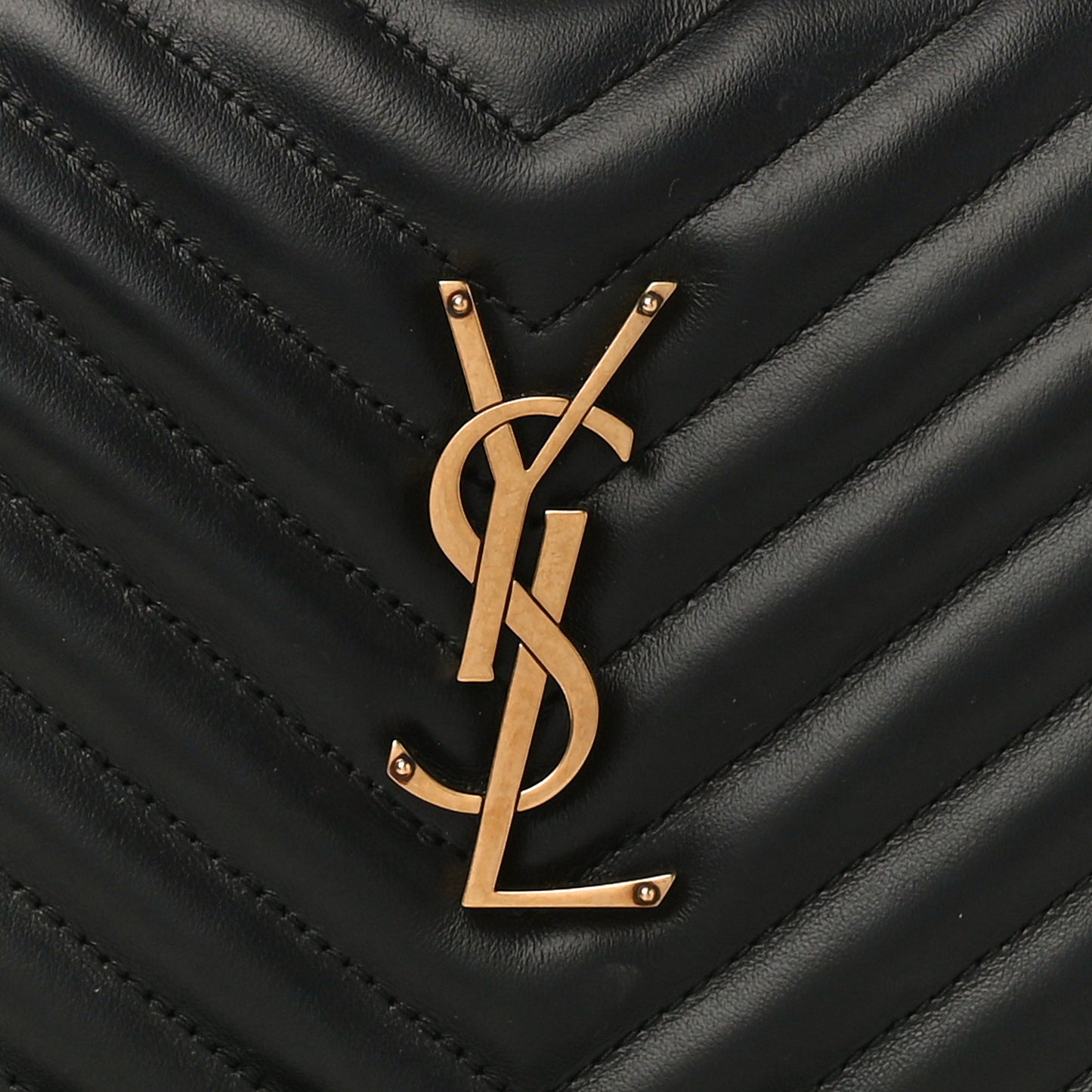 Calfskin Matelasse Monogram Lou Camera Bag Black