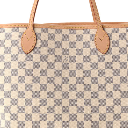 Louis Vuitton Damier Azur Neo Neverfull MM Rose Ballerine 6 of 8