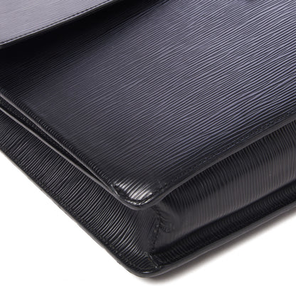 Louis Vuitton Epi Robusto 2 Compartment Briefcase Black 5 of 8