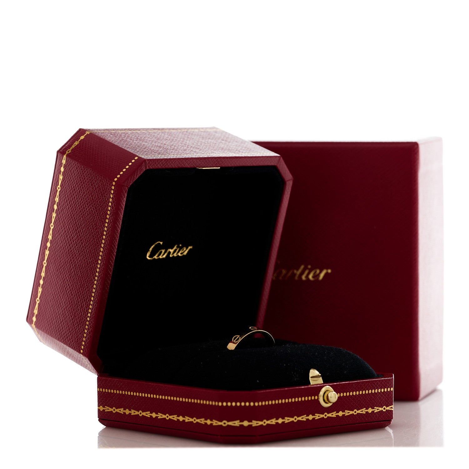Cartier 18K Yellow Gold 3.5mm LOVE Wedding Band Ring 53 6.25 6 of 6