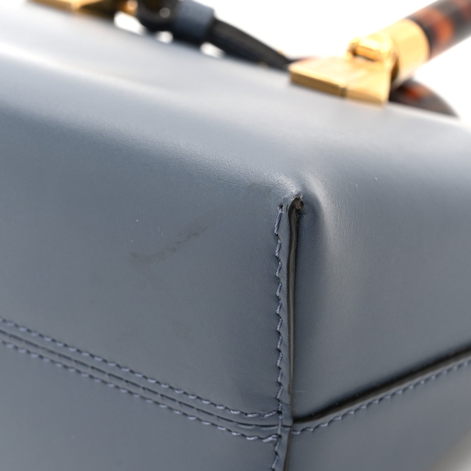 Fendi Vitello King Plexiglass Elaphe Python Print Logo Mini By The Way Mirto 14 of 14