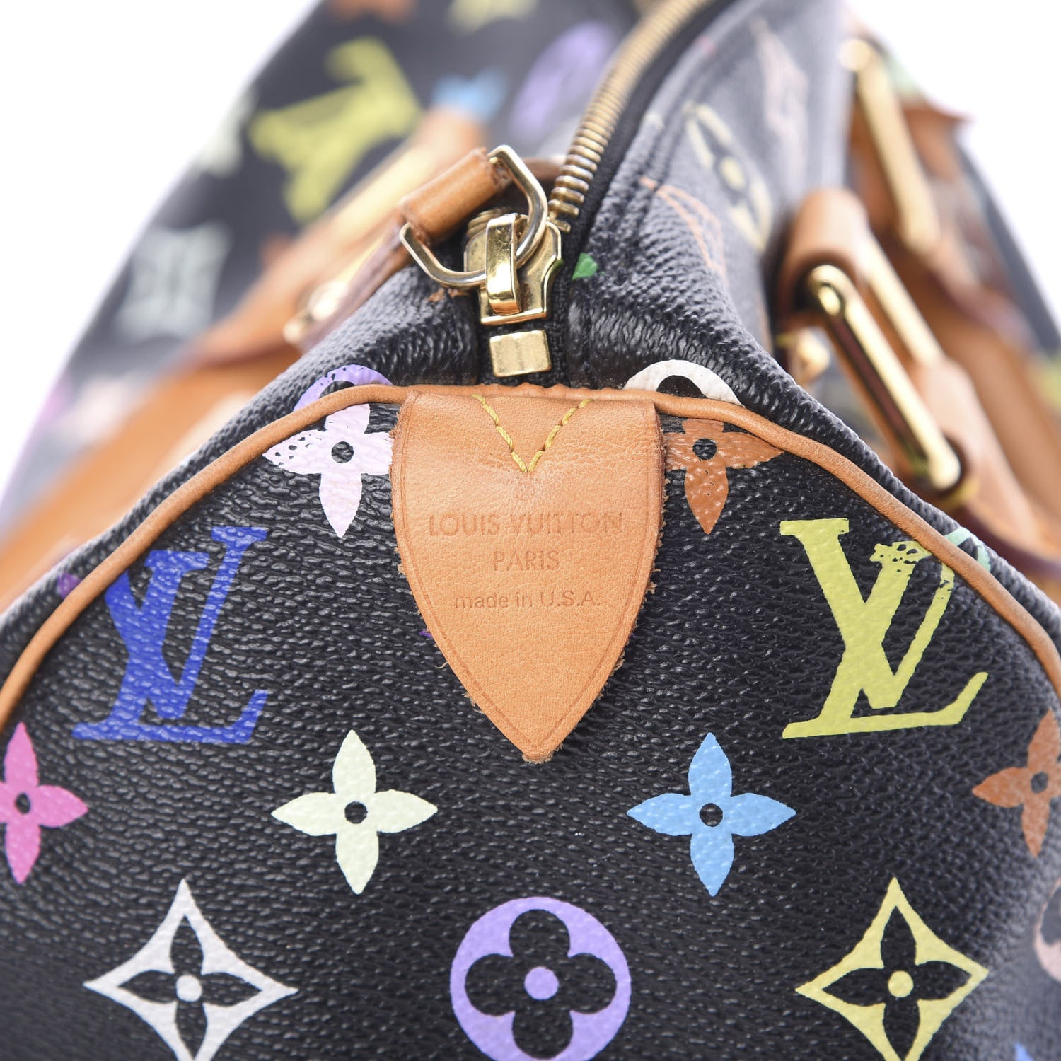 Louis Vuitton Monogram Multicolor Speedy 30 Black 5 of 16