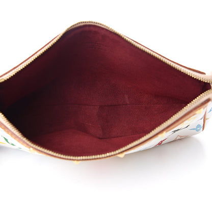 Louis Vuitton Monogram Multicolor Pochette Accessories White 5 of 13