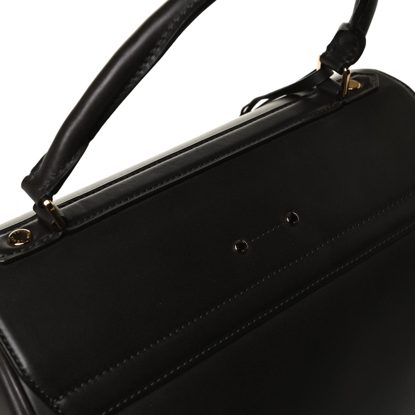 Cuir Orfevre Leather Neo Speedy PM Black