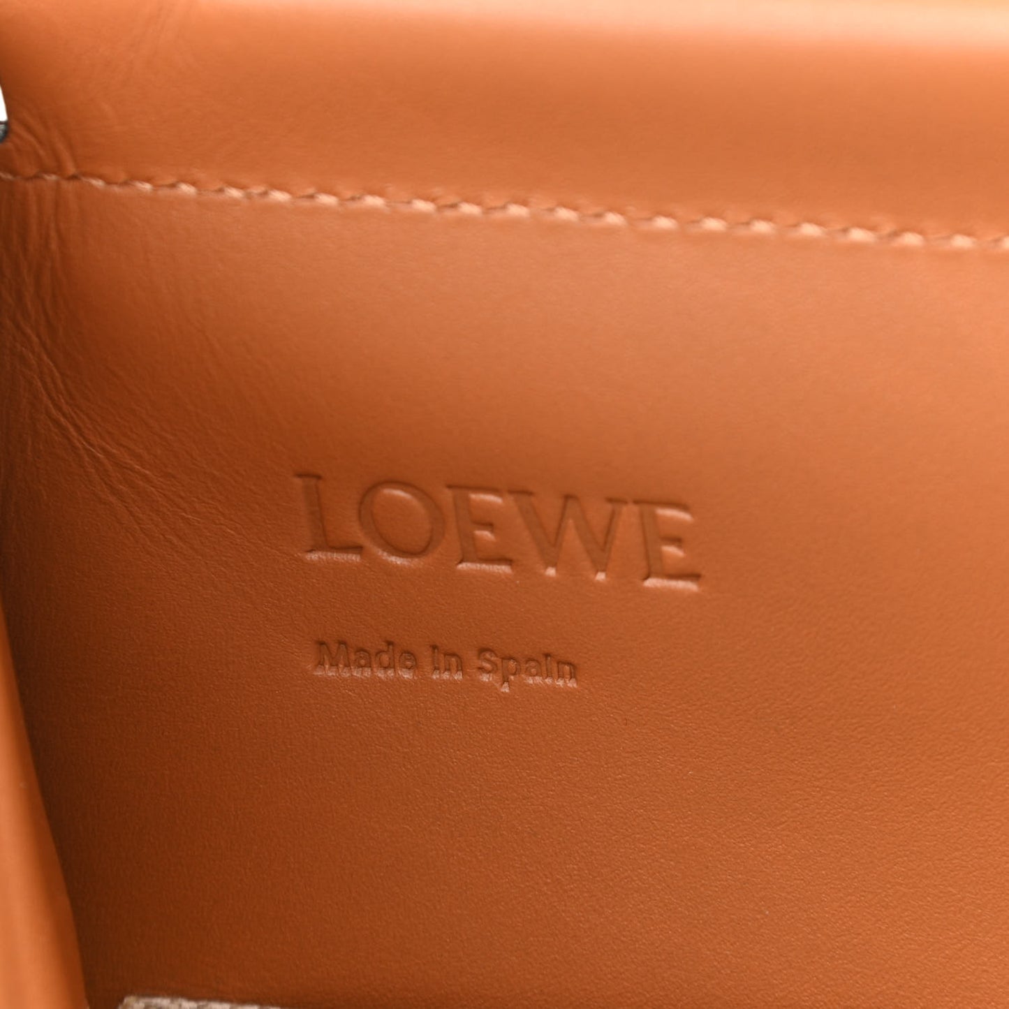 Grained Calfskin Cushion Tote Tan