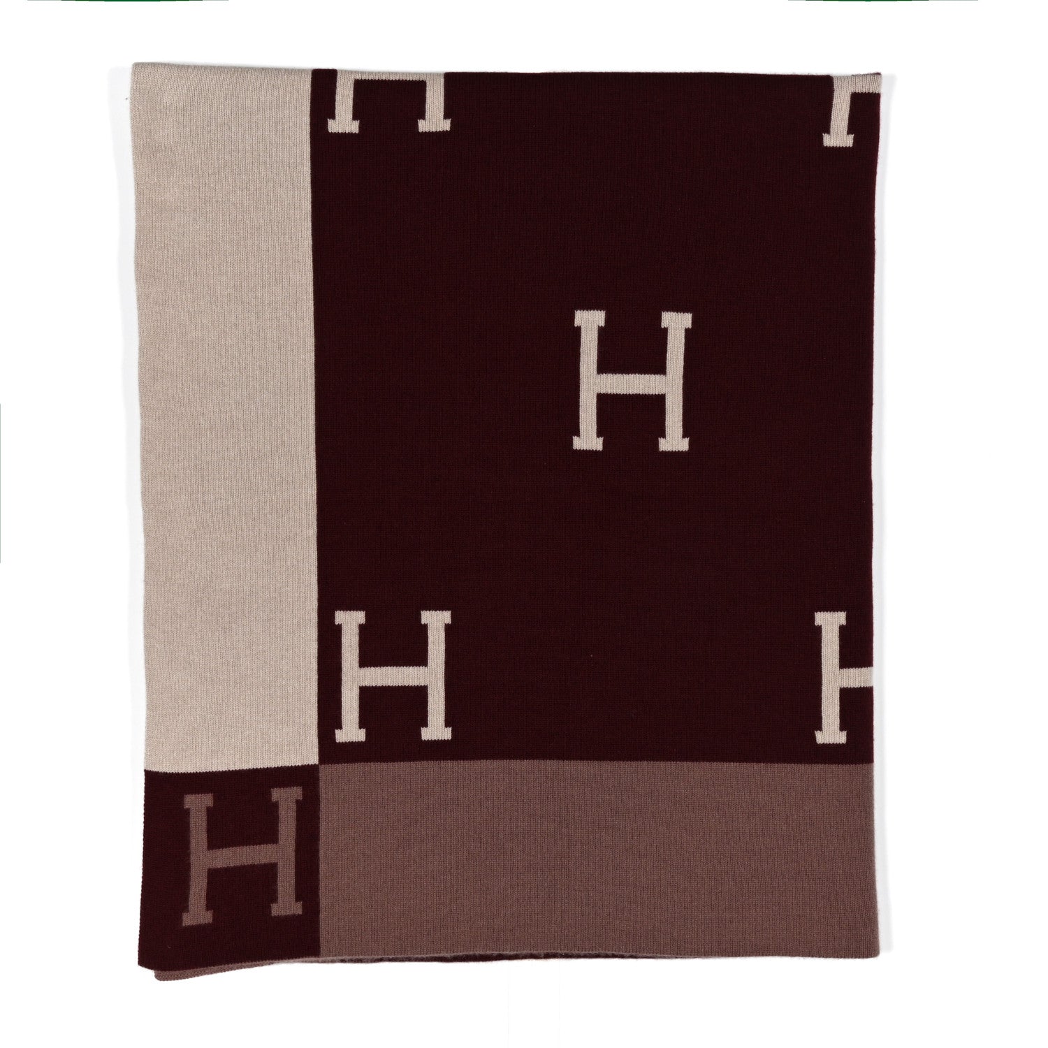 Hermes Cashmere Avalon Throw Blanket 1 of 4