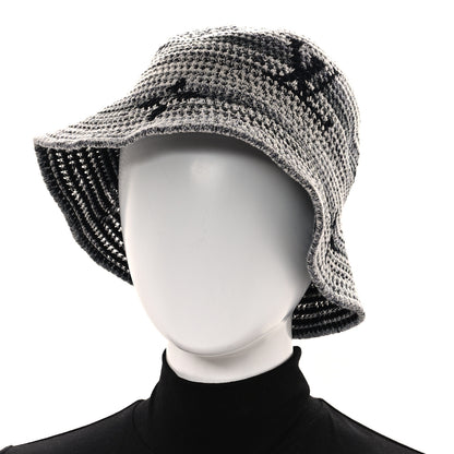 Louis Vuitton Crochet Monogram LV Bucket Hat S Grey Multicolor 2 of 8