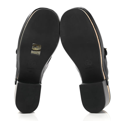 Chanel Calfskin CC Turn Lock Clogs 37 Black 5 of 8