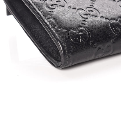 Gucci Guccissima Donna Long Wallet Black 8 of 10