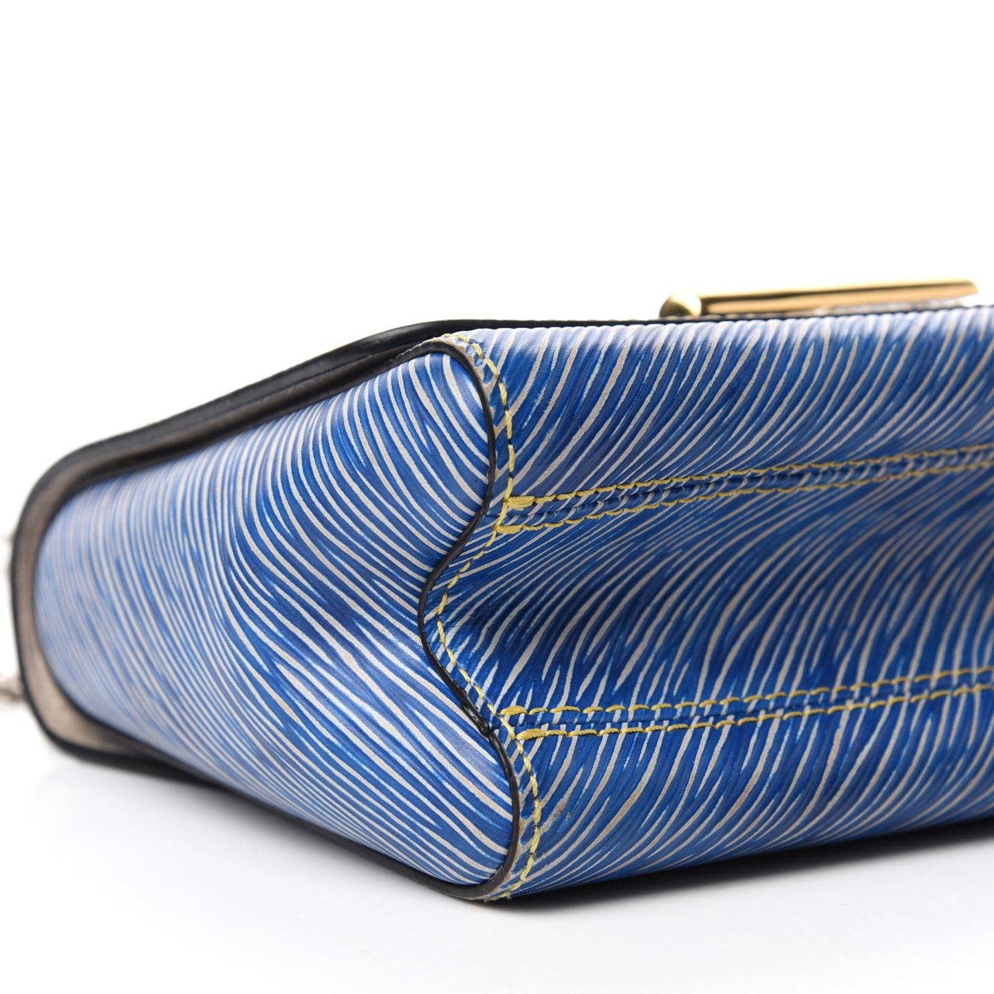 Epi Twist Shoulder Bag PM Denim Light