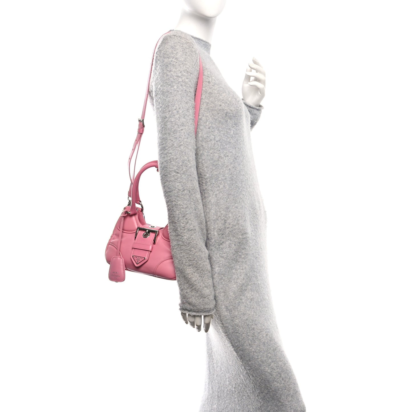 Nappa Soft Padded Re-Edition 2002 Moon Bag Geranio