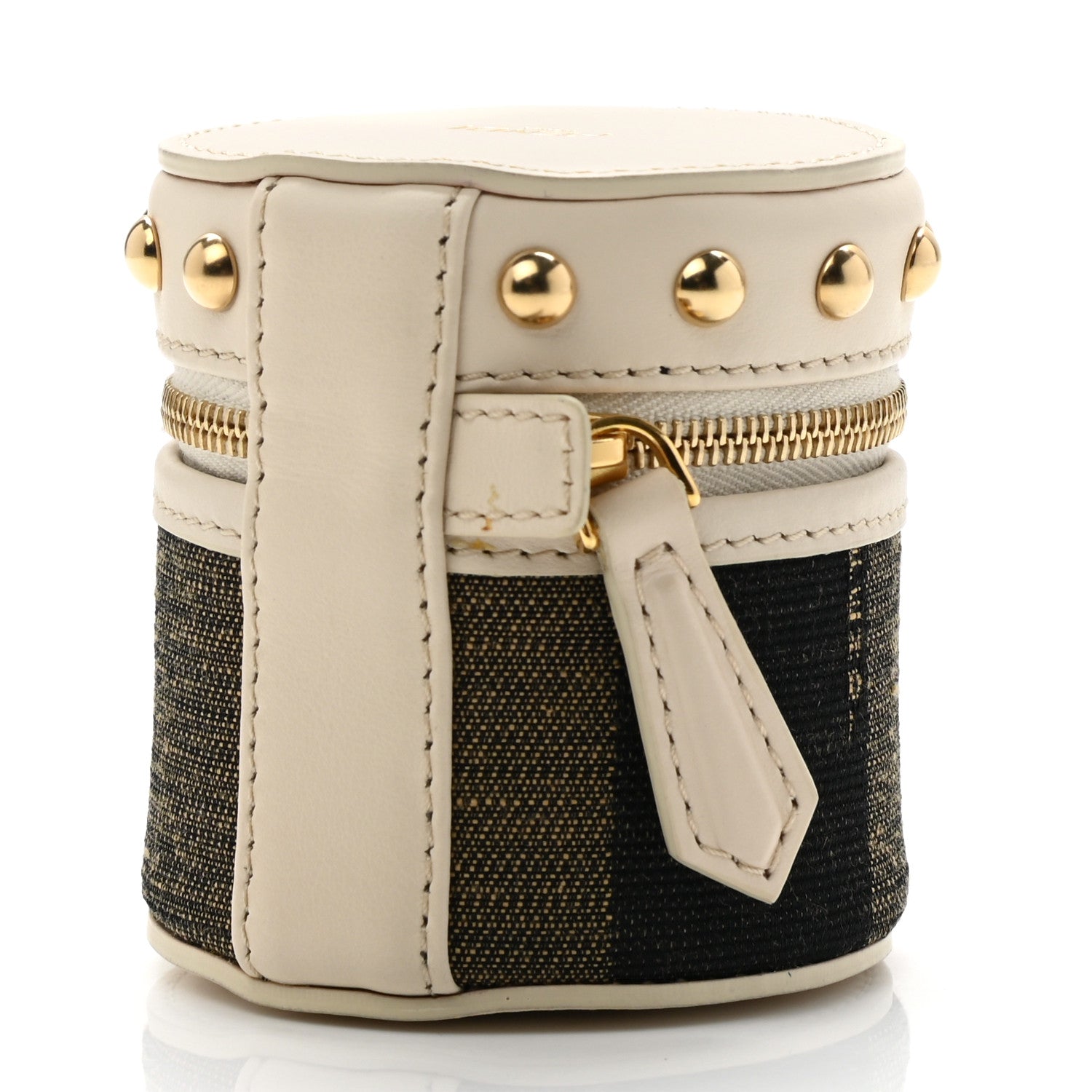 Fendi Pequin Studded Mini Box Camelia 3 of 8