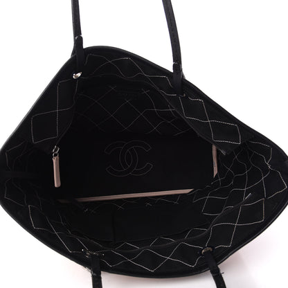 Chanel Grained Calfskin Large Shopping Fever Tote Light Pink 5 of 9