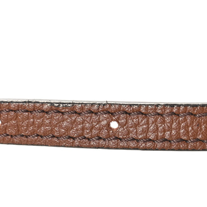 Burberry Derby Calfskin House Check Mini Hampshire Crossbody Tan 12 of 12