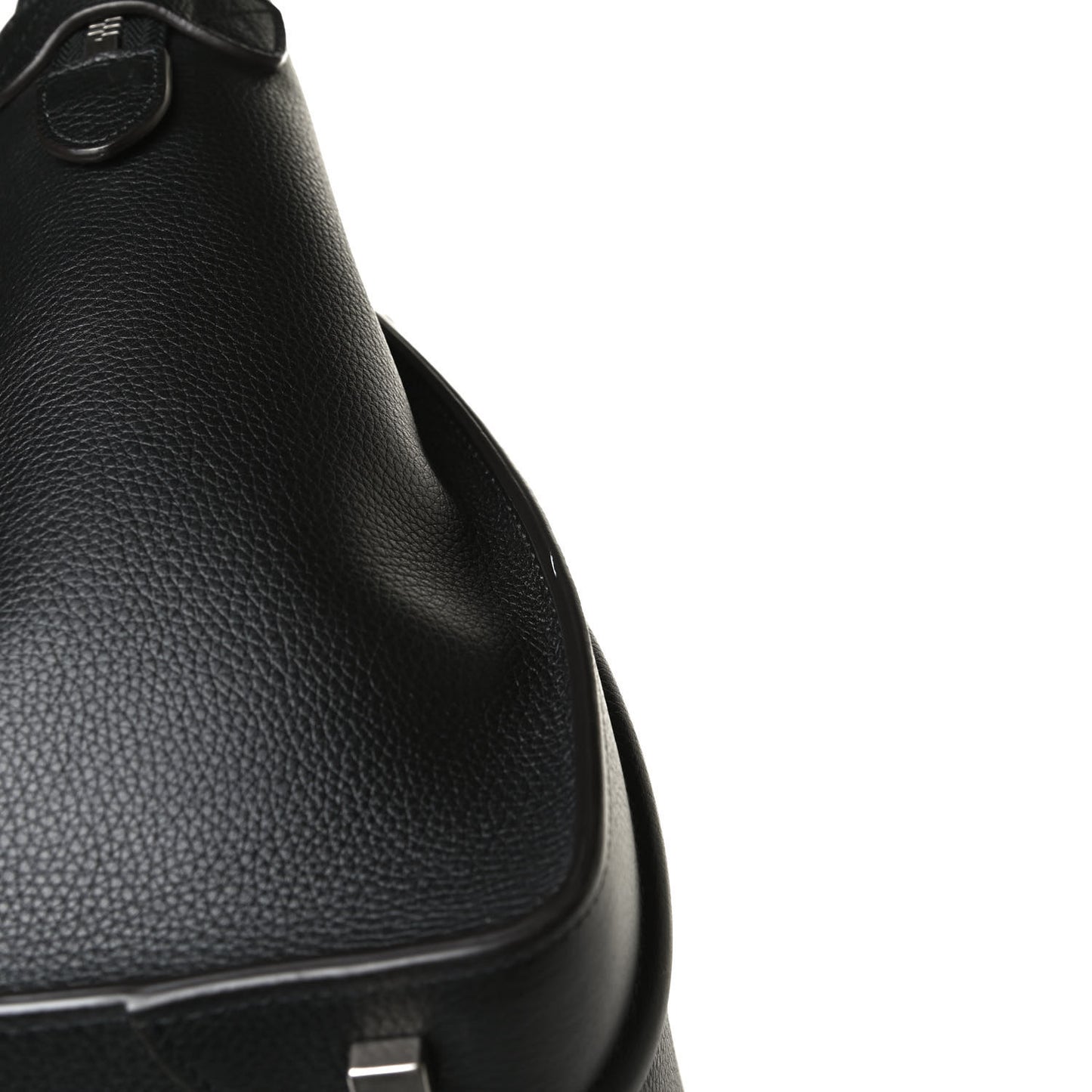 Drummed Calfskin Mini Luggage Black