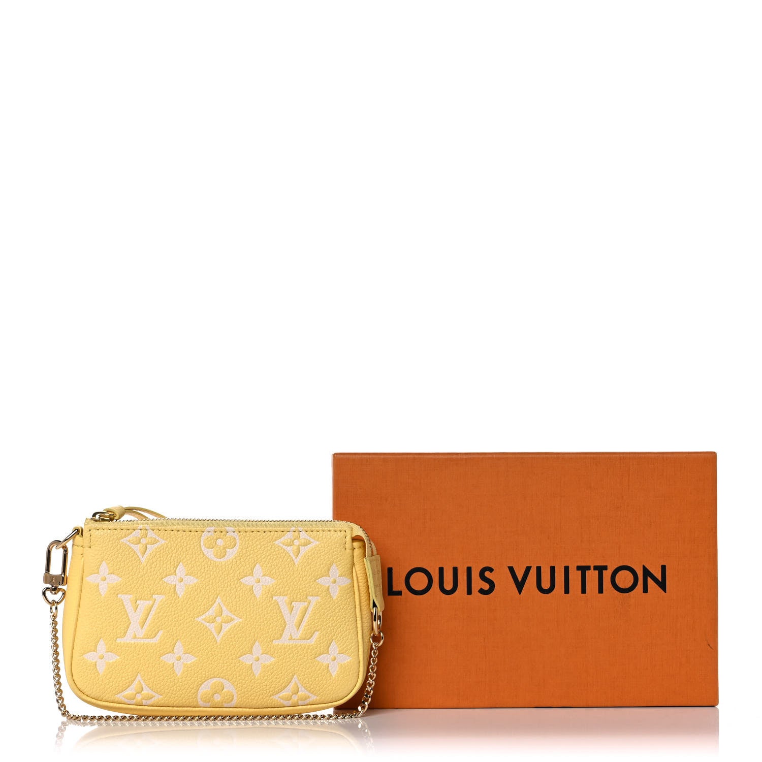 Louis Vuitton Empreinte Monogram Mini Pochette Accessories Lemon Curd Yellow 11 of 11