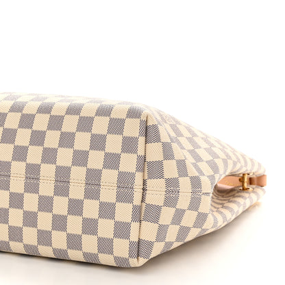 Louis Vuitton Damier Azur Graceful MM Rose Ballerine 9 of 9