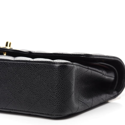 Chanel Caviar Quilted Medium Double Flap Black 10 of 12