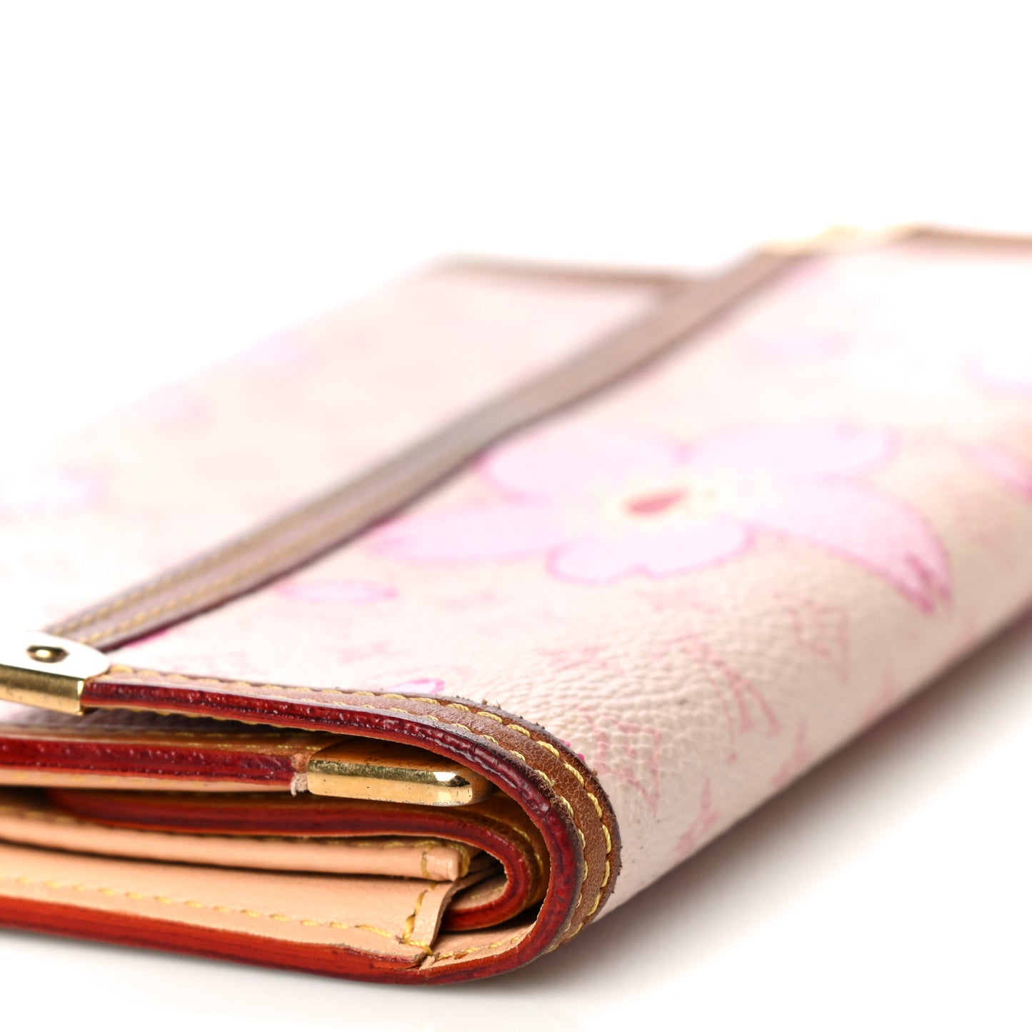 Monogram Cherry Blossom Porte Tresor International Wallet Pink
