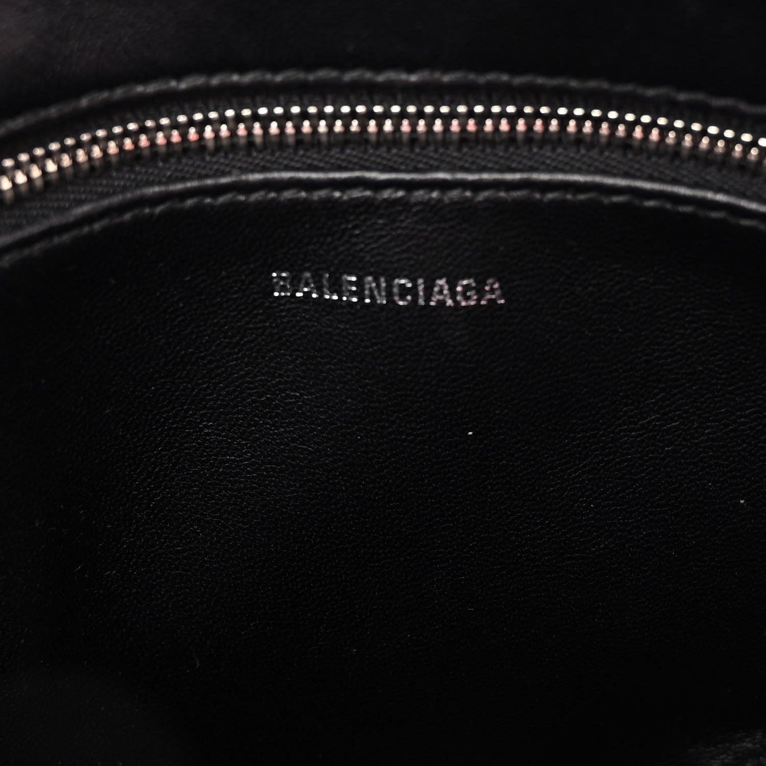 Balenciaga Shiny Day Calfskin XS Triangle Duffle Acid Pink Black 6 of 9