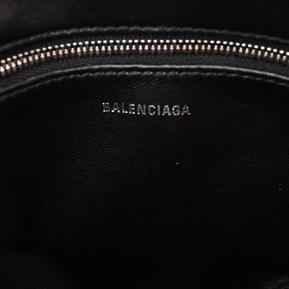 Balenciaga Shiny Day Calfskin XS Triangle Duffle Acid Pink Black 6 of 9