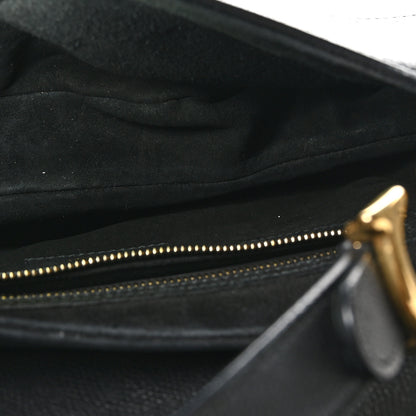 Christian Dior Grained Calfskin Saddle Bag Black 5 of 10