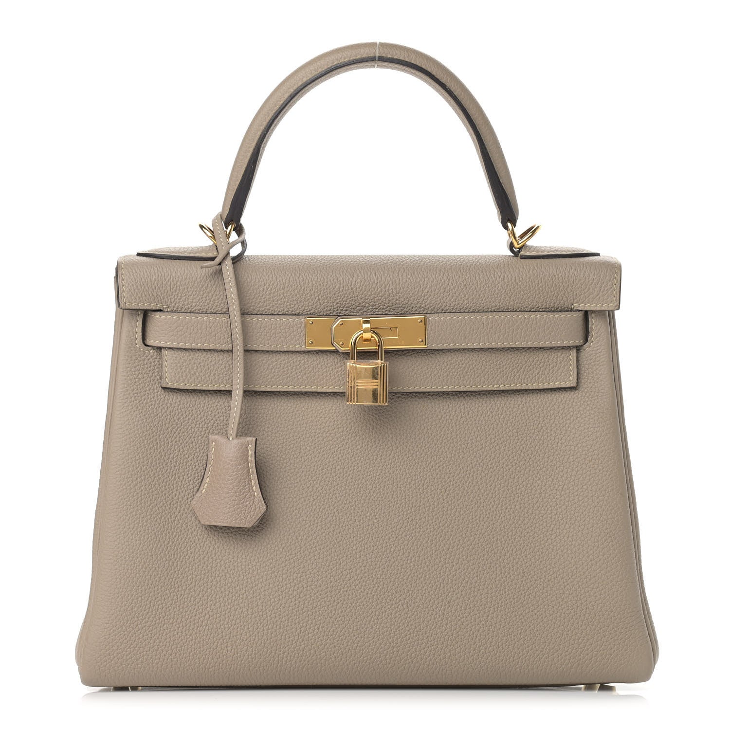 Hermes Togo Kelly Retourne 28 Gris Tourterelle 1 of 18
