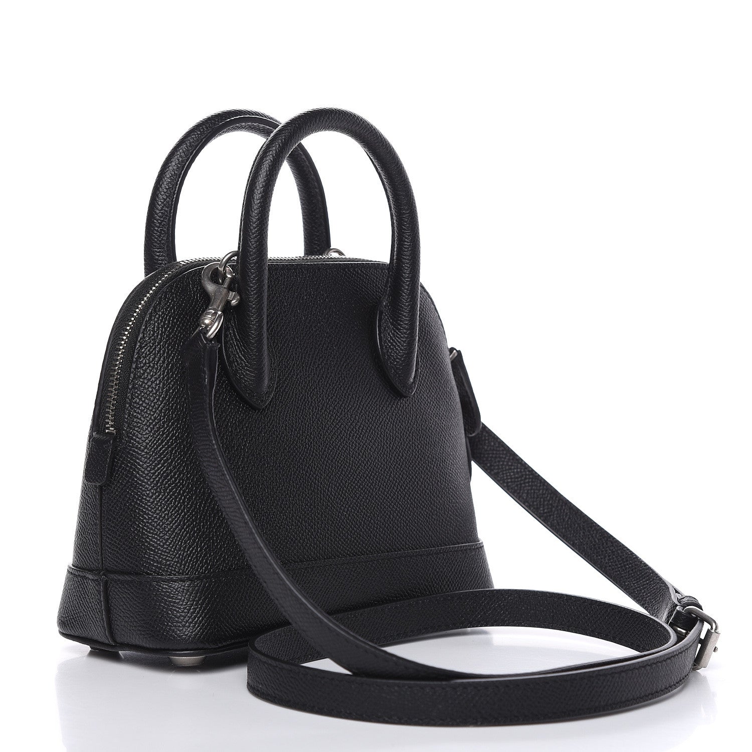 Balenciaga Signature Grained Calfskin XXS Ville Top Handle Bag Black 3 of 10