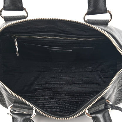 Prada Vitello Phenix Shopping Satchel Black 5 of 12
