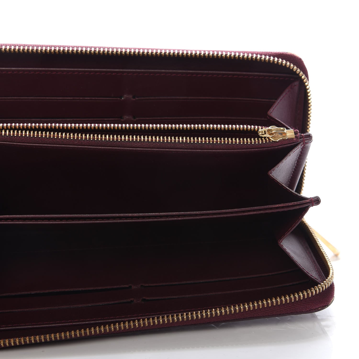Louis Vuitton Vernis Zippy Wallet Rouge Fauviste 5 of 8