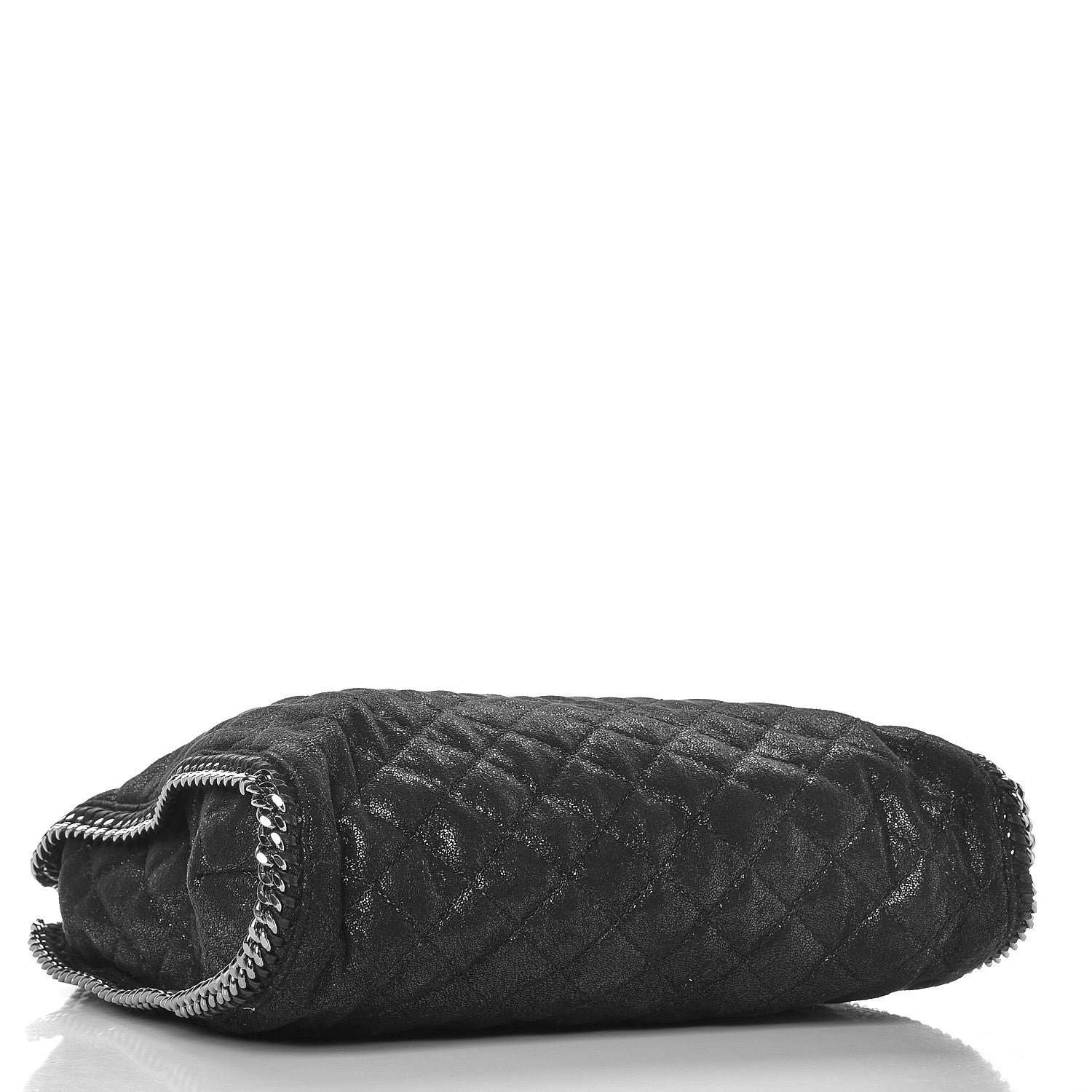 Stella McCartney Shaggy Deer Quilted Big Falabella Black 4 of 8