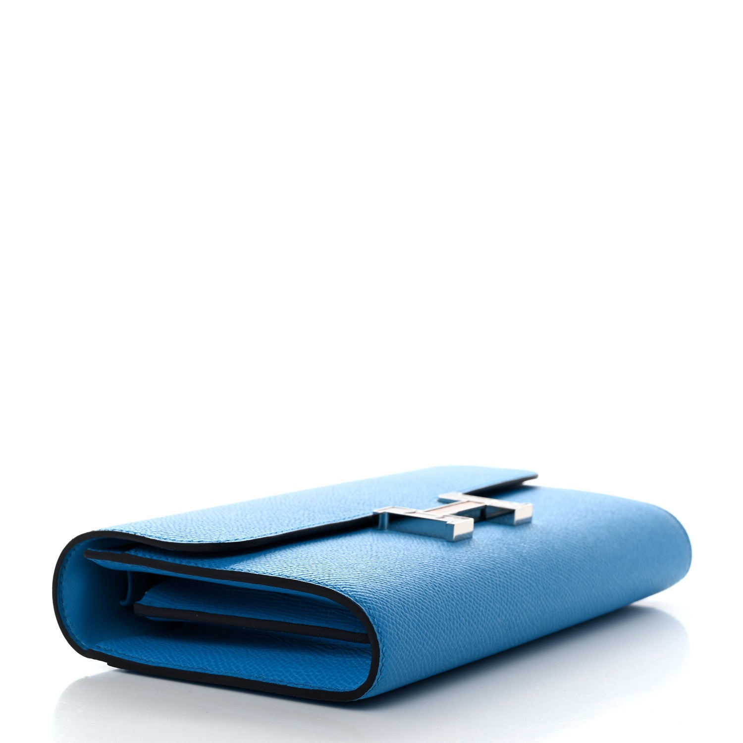Hermes Epsom Alligator Lizard Constance Wallet To Go Bleu Frida Etrusque Ombre 4 of 10