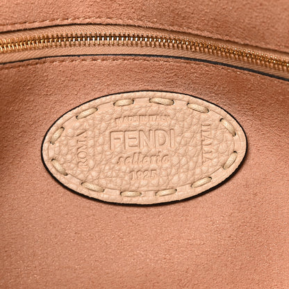 Fendi Curly Sheepskin Cuoio Romano Selleria Baguette Plaster Panna 6 of 11