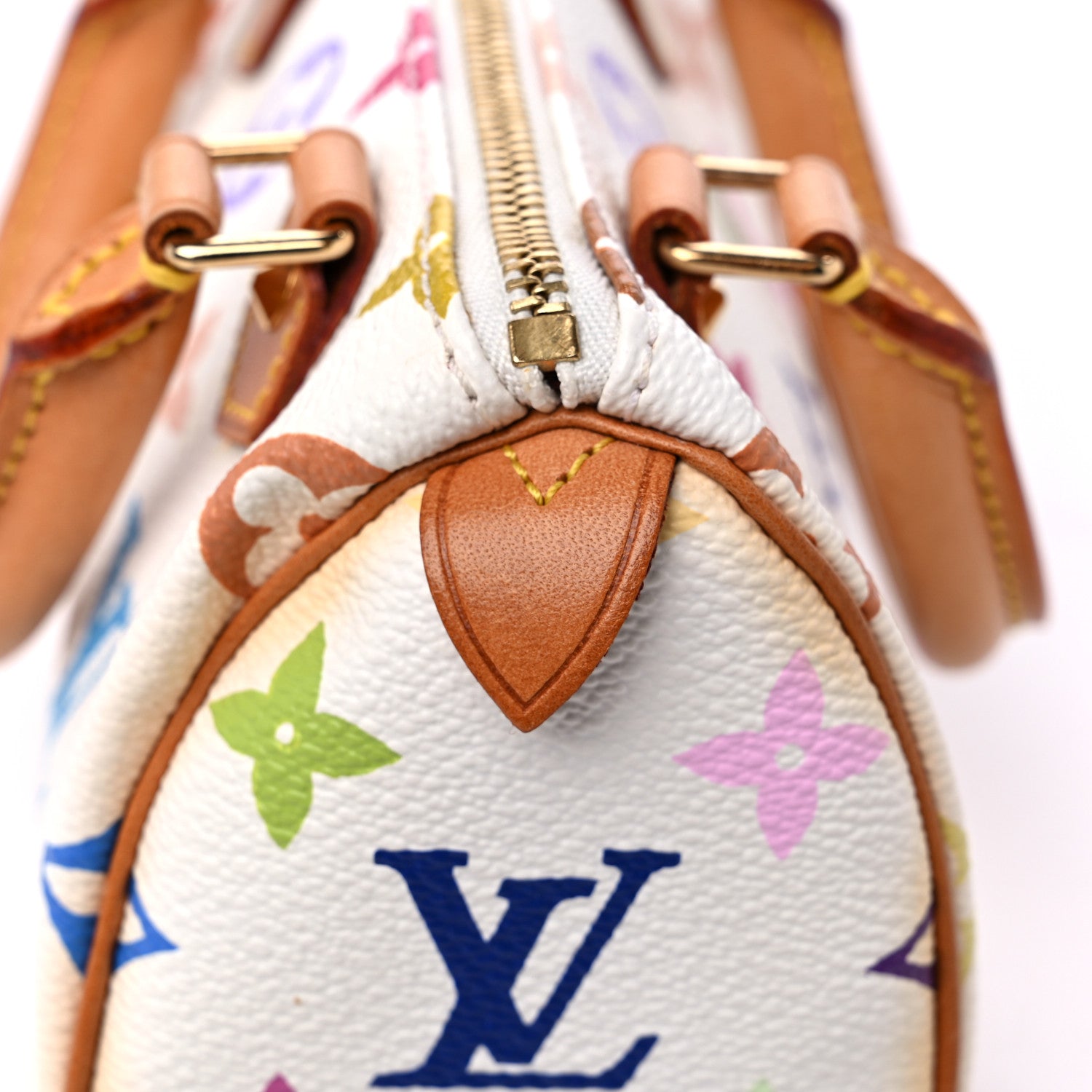 Louis Vuitton Monogram Multicolor Mini Sac HL Speedy White 11 of 12