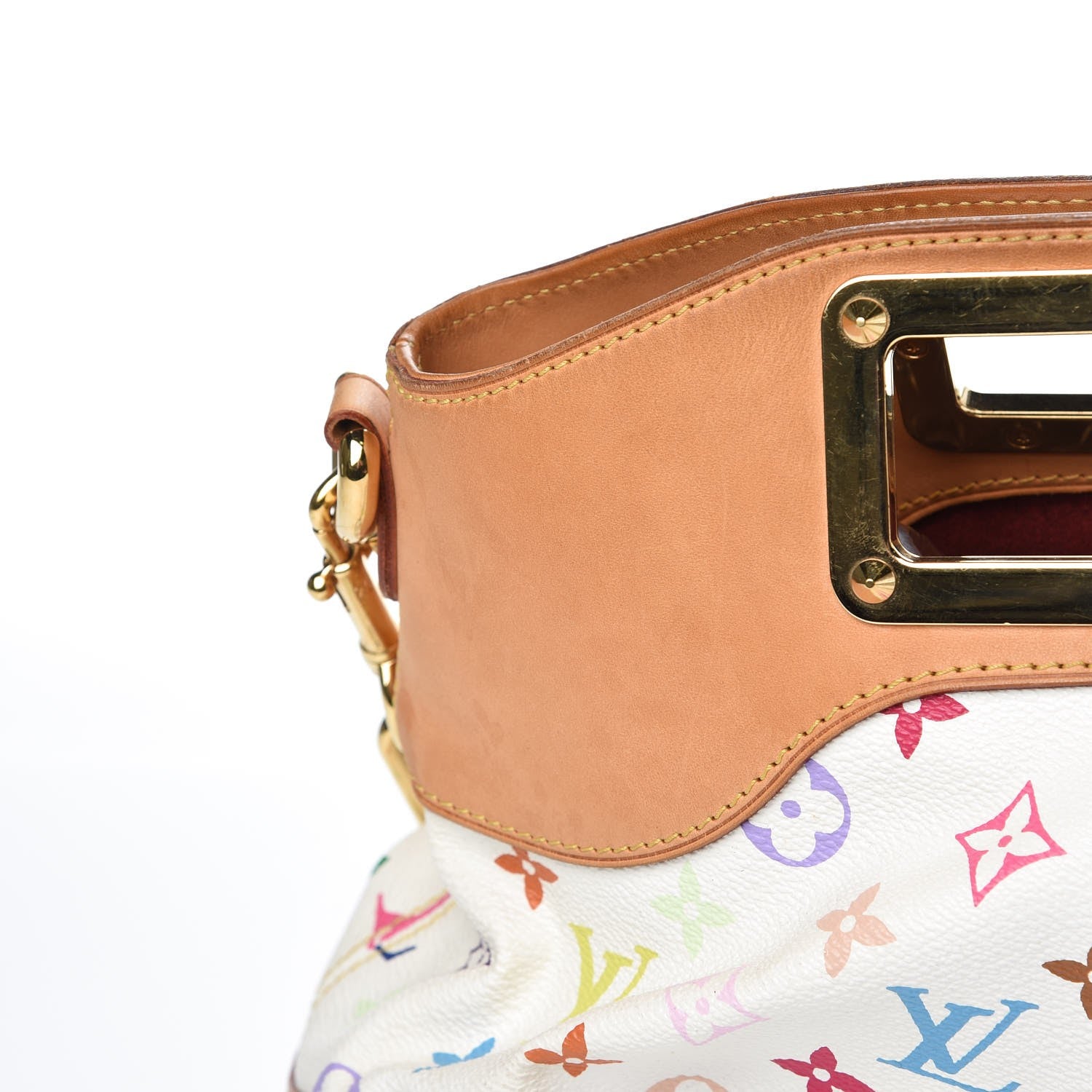 Louis Vuitton Monogram Multicolor Judy MM White 12 of 13