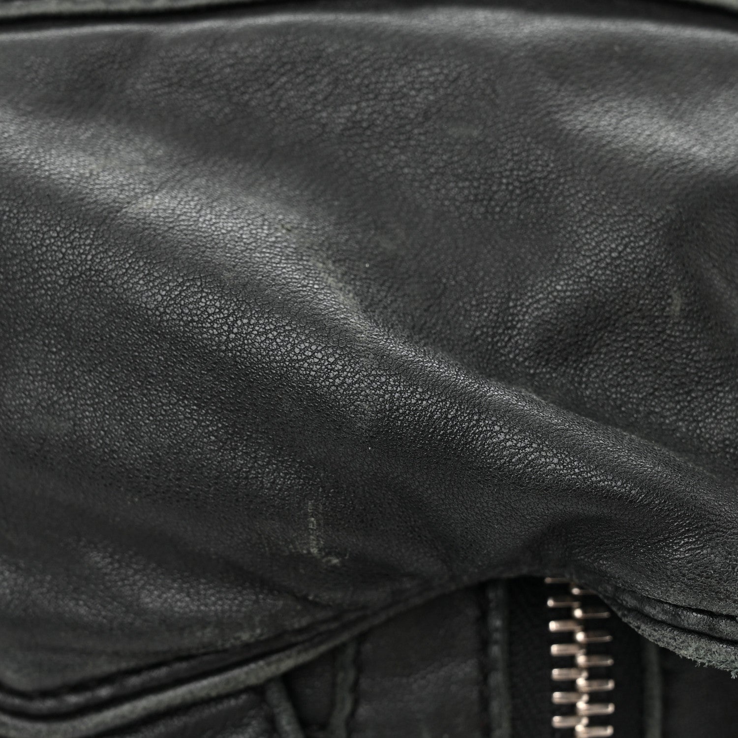Alexander Wang Lambskin Marti Backpack Bag Washed Black Rhodium Hardware 15 of 17