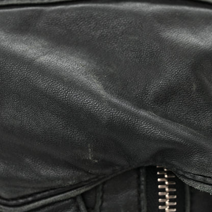 Alexander Wang Lambskin Marti Backpack Bag Washed Black Rhodium Hardware 15 of 17