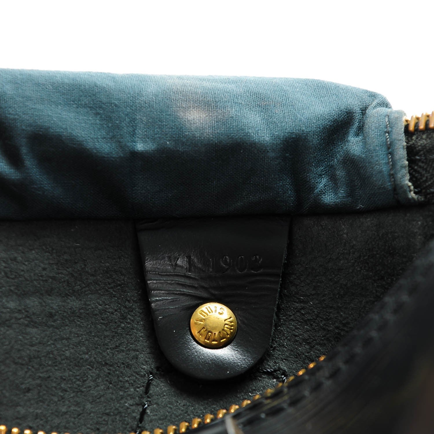 Louis Vuitton Epi Speedy 25 Black 7 of 8