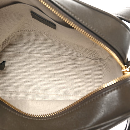 Gucci Sakai Be Green Calfskin Diagonal Stitched Small Blondie Shoulder Bag Craclet Brown 5 of 10