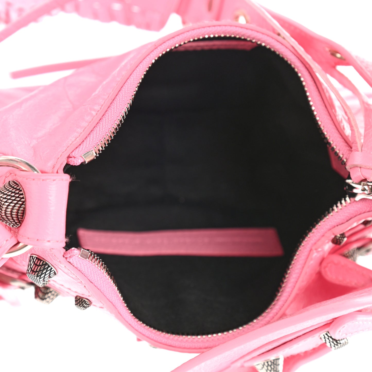 Agneau Arena Le Cagole Shoulder Bag XS Sweet Pink