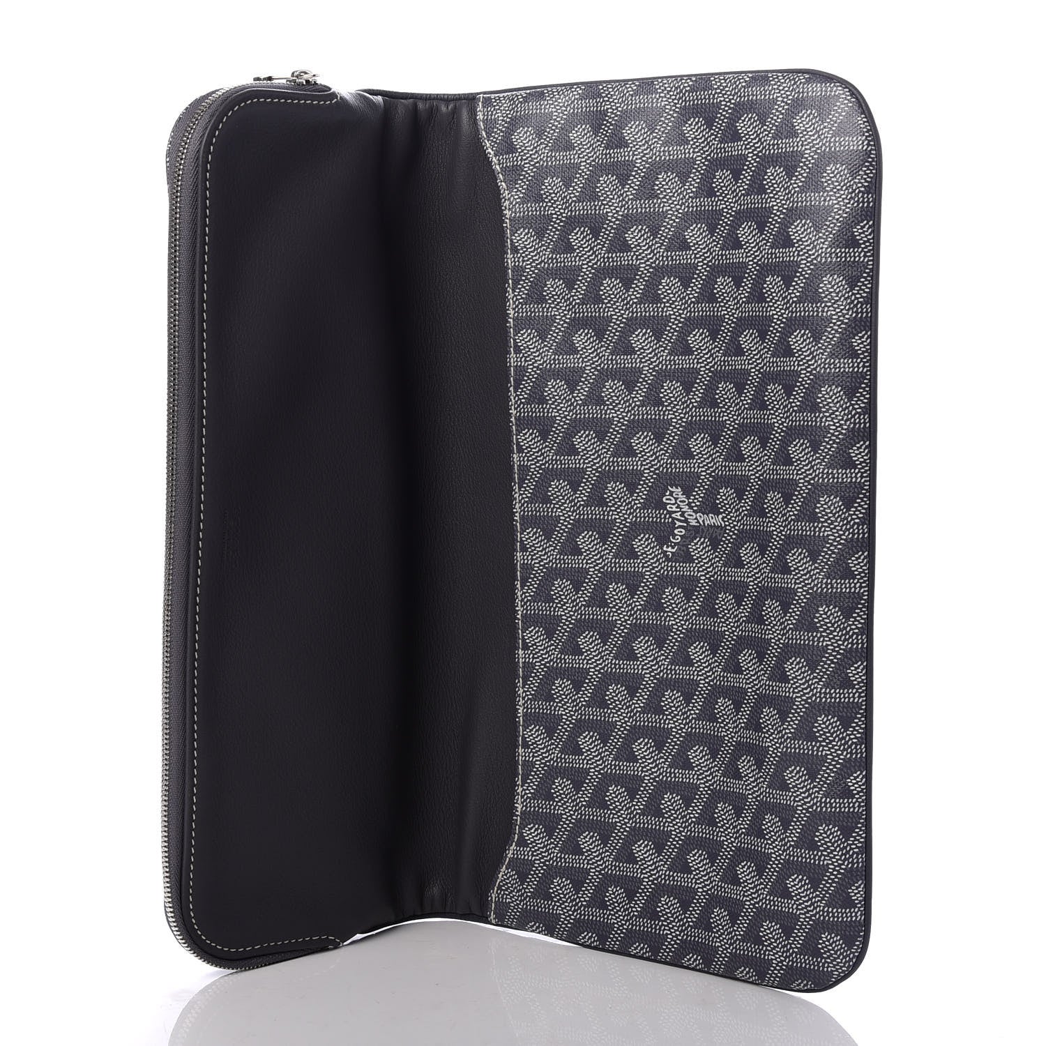 Goyard Goyardine Sainte Marie Soft Clutch Grey 5 of 8