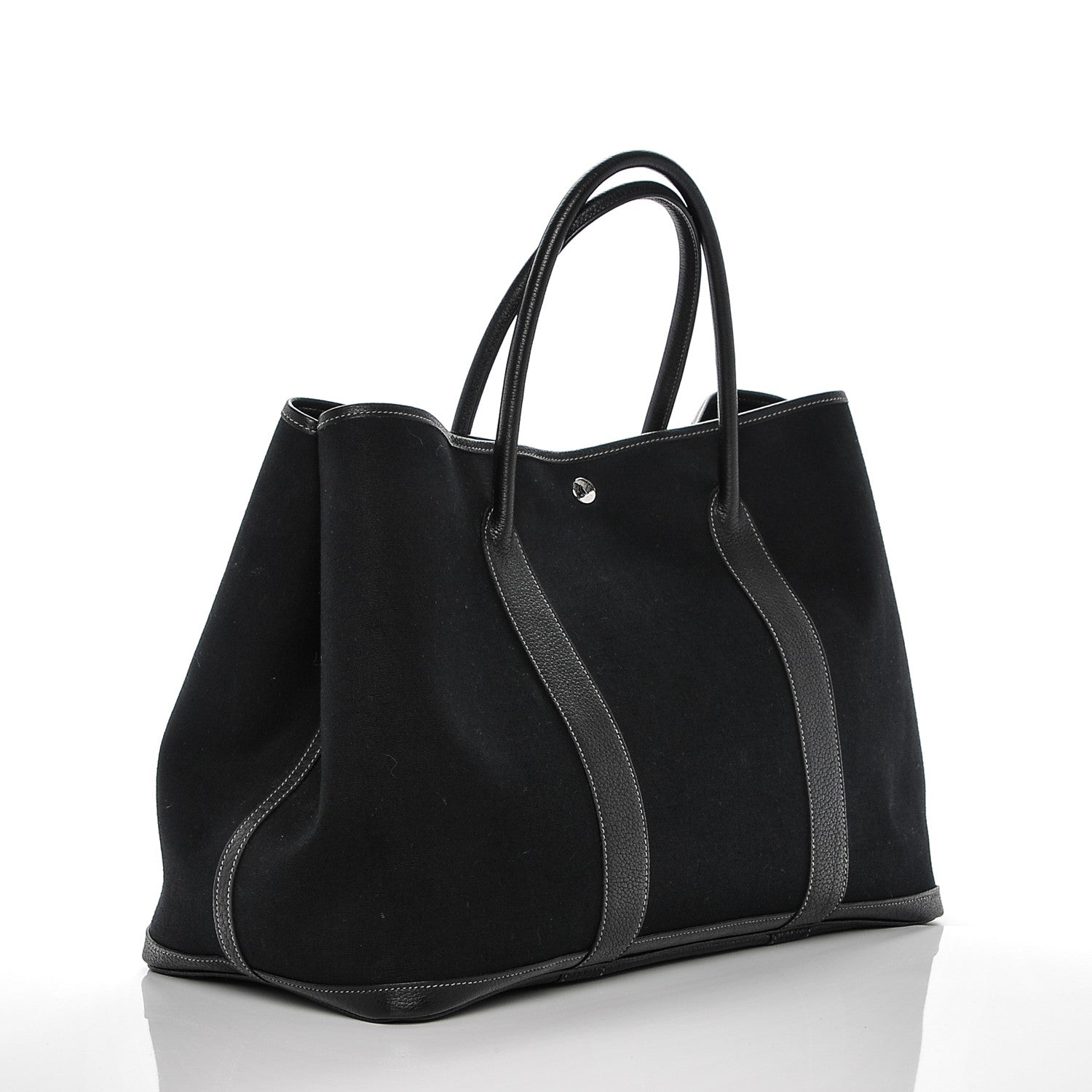 Hermes Toile Negonda Garden Party Tote GM Black 3 of 6