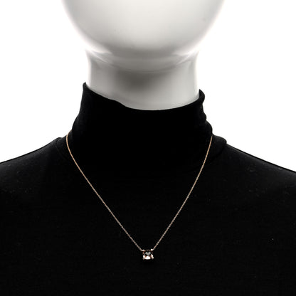 David Yurman 18K Yellow Gold Diamond Morganite 7mm Petite Chatelaine Pendant Necklace 3 of 4