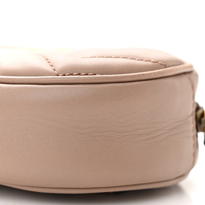 Gucci Calfskin Matelasse GG Marmont Belt Bag 85 34 Porcelain Rose 11 of 13