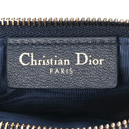 Christian Dior Oblique Saddle Chain Long Wallet Blue 9 of 13